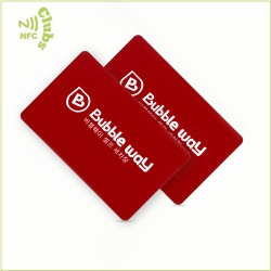 Venta por mayor tarjeta de PVC NFC C ultraligera con diseño diferente