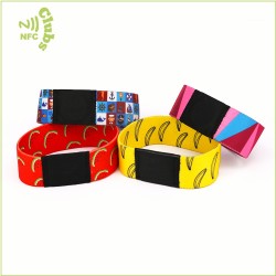 Individuell bedruckte Ntag213 gewebtes Armband