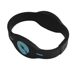 Bracelet de silicone vente chaude 13,56 MHz Fréquence Double