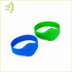 NFC Ntag213  adjustable  silicone wristband 